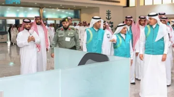 الجاسر يراجع تجهيزات النظام لاستقبال ضيوف الرحمن