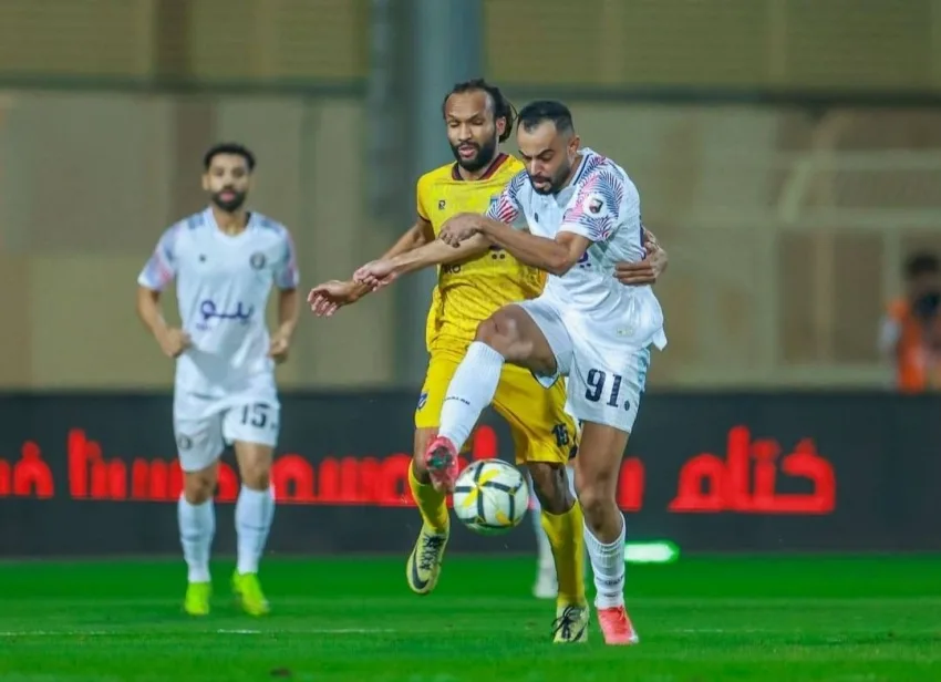 الحزم يتأهل إلى دوري روشن السعودي بعد انتصاره على العدالة بثلاثة أهداف في ملحق الصعود الحزم يتأهل إلى دوري روشن السعودي بعد انتصاره على العدالة بثلاثة أهداف في ملحق الصعود