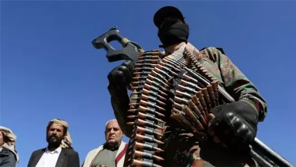الحوثيون: نفذنا هجماً مزدوجاً بطائرتين مسيرتين على هدفين جويين في يافا وحيفا. الحوثيون: نفذنا هجماً مزدوجاً بطائرتين مسيرتين على هدفين جويين في يافا وحيفا.