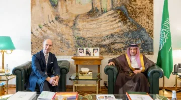الخريجي يلتقي السفير الإسباني الجديد