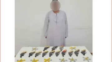 الداخلية: القبض على عنصر إجرامي بحوزته 13 فردًا محليًا في بني سويف