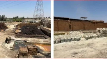الداخلية تشن حملة على مصنع غير قانوني لإنتاج الأسمدة الزراعية في القليوبية