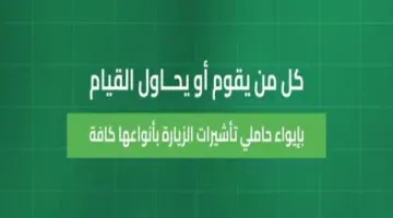 الداخلية تعلن فرض غرامة تصل إلى 100 ألف ريال على من يقدم المساعدة لحاملي تأشيرات الزيارة للبقاء في المشاعر المقدسة.