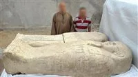 الداخلية تكتشف تابوتًا أثريًا مصنوعًا من المرمر بحوزة شخصين في سوهاج