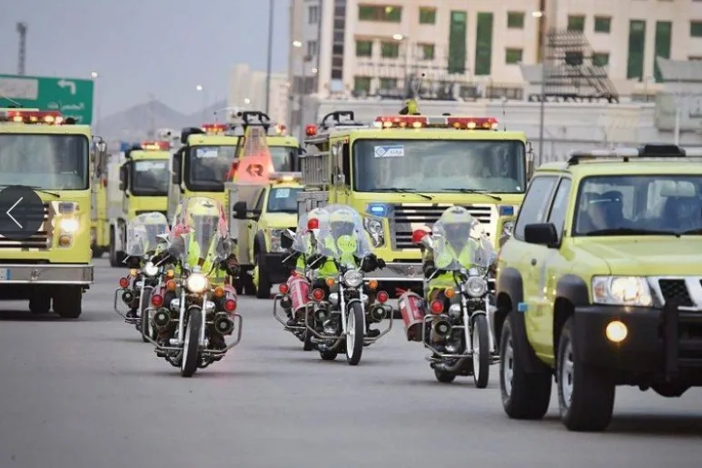 الدفاع المدني في مشعر منى: استعدادات شاملة لضمان سلامة الحجاج الدفاع المدني في مشعر منى: استعدادات شاملة لضمان سلامة الحجاج