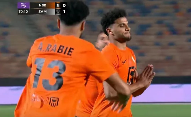 الدوري المصري الممتاز: أسامة فيصل يسجل هدف التعادل للبنك الأهلي في مرمى الزمالك من ركلة جزاء في الدقيقة 70