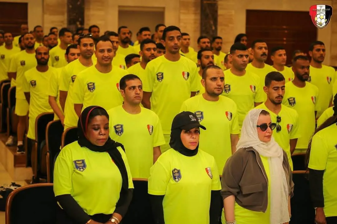 الدوسري وسمير يختتمان برنامج التدريب الدولي لحكام ومدربي الميني فوتبول في مصر الدوسري وسمير يختتمان برنامج التدريب الدولي لحكام ومدربي الميني فوتبول في مصر