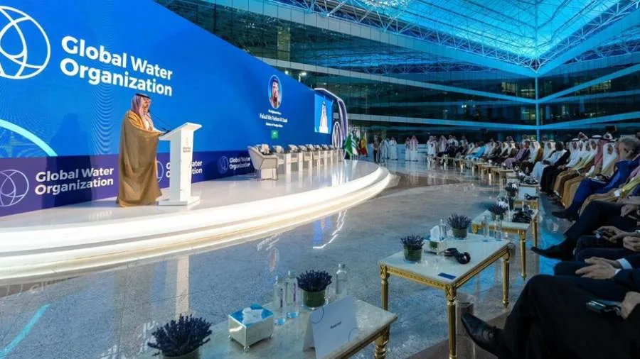 الدول المؤسسة للمنظمة العالمية للمياه تختتم اجتماعها التأسيسي في الرياض وتلتزم بتعزيز جهود استدامة الموارد المائية. الدول المؤسسة للمنظمة العالمية للمياه تختتم اجتماعها التأسيسي في الرياض وتلتزم بتعزيز جهود استدامة الموارد المائية.