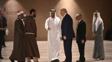الرئيس الأمريكي يزور المنزل العائلي الإبراهيمي في أبوظبي