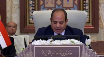 الرئيس السيسي: القضية الفلسطينية تتطلب التزامًا بالعدالة والحق دون تردد