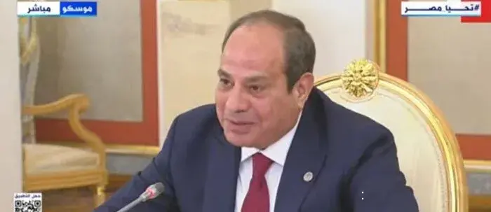 الرئيس السيسي لـ نظيره الروسي: مصر تعتز بالعلاقات مع موسكو