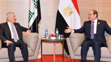 الرئيس السيسي يجتمع برئيس وزراء العراق خلال القمة العربية