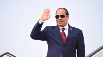 الرئيس السيسي يغادر بغداد بعد حضوره القمة العربية