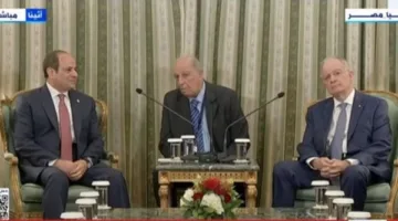 الرئيس السيسي يلتقي الرئيس اليوناني ويبحثان القضايا الإقليمية