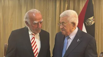 الرئيس الفلسطيني يلتقي برئيس مجلس إدارة قناة الجديد