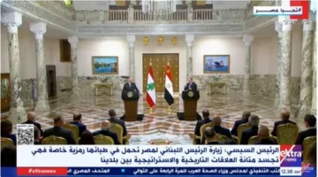 الرئيس اللبناني: يجب أن تسود العدالة في جميع القضايا التي تهم الشعوب العربية
