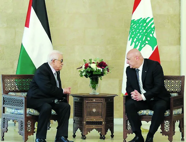 الرئيسان عون وعباس: حقبة استخدام السلاح الفلسطيني خارج إطار السلطة في لبنان قد انتهت الرئيسان عون وعباس: حقبة استخدام السلاح الفلسطيني خارج إطار السلطة في لبنان قد انتهت