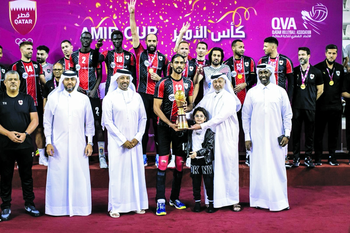 الريان يتوج بكأس سمو الأمير للطائرة