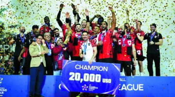 الريان يتوج بلقب دوري أبطال آسيا للكرة الطائرة