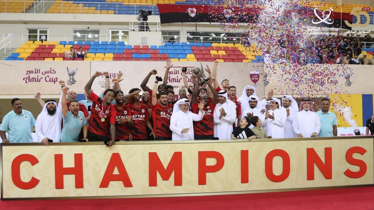 الريان يحصد كأس الأمير لكرة السلة للمرة العاشرة في تاريخه الريان يحصد كأس الأمير لكرة السلة للمرة العاشرة في تاريخه