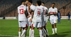 الزمالك يتقدم في الشوط الأول أمام البنك الأهلي