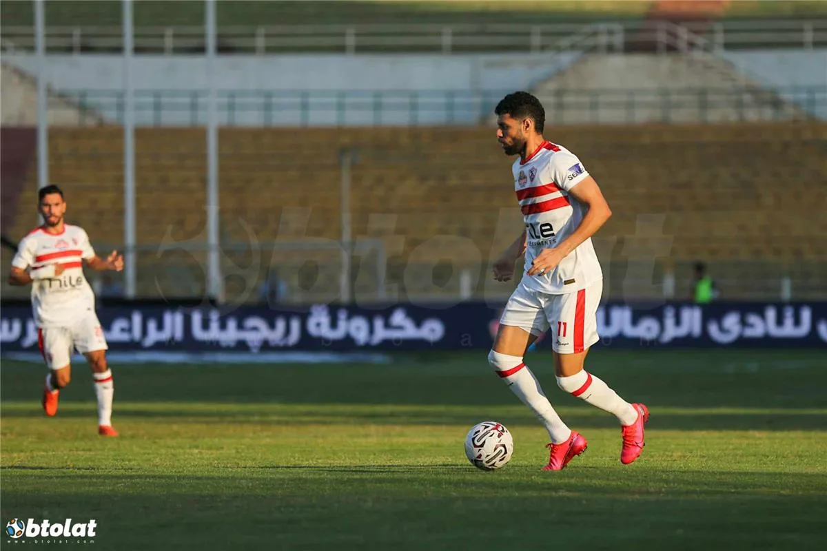 الزمالك يوضح سبب استبعاد مصطفى شلبي من مباراة البنك الأهلي