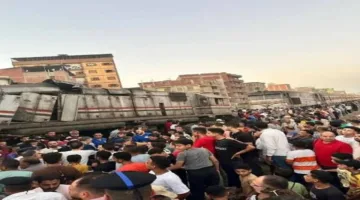 السجن 10 سنوات والفصل من العمل 3 سنوات لعدد 9 متهمين في حادث قطاري الشرقية