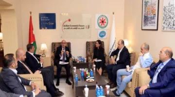 السفير الأردني مازن الحمود يرحب بالوزير أبو السعود