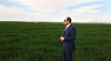 السيسي: مشاريع الطرق في سيناء ستدعم زراعة 500 ألف فدان
