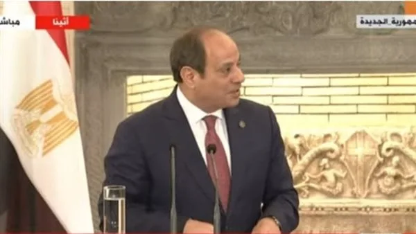السيسي يستقبل رئيس مجموعة شركات كوبولوزيس اليونانية للكهرباء بالعاصمة أثينا