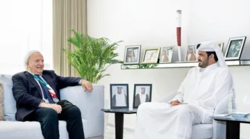 الشيخ جوعان وفرانشيسكو بيتي يستعرضان طرق تحسين إدارة الرياضة