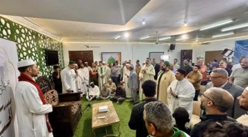 الطرق الصوفية تحتفل بمناسبة دينية في حب الحسين