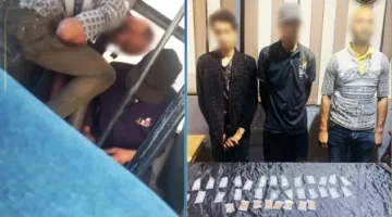 العثور على شخصين في حالة غير مستقرة بسبب تعاطي المخدرات داخل أتوبيس في القليوبية
