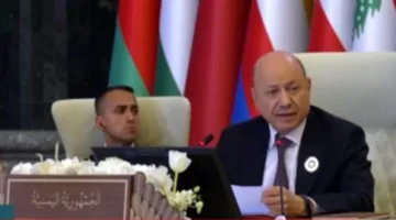 العليمي: نرفض أي جهود تهدف لتعديل التكوين السكاني في الأراضي الفلسطينية المحتلة