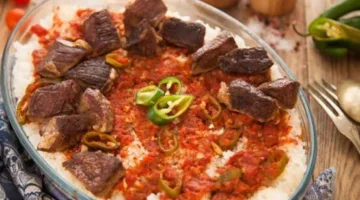 «العيد يقترب».. كيف تحضر الفتة المصرية بالخل والثوم؟