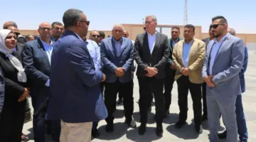 وزير البترول يدشن محطة ثابتة لتخفيض الغاز الطبيعي في مدينة الخارجة بالوادي الجديد
