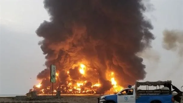 القاهرة الإخبارية: الغارات الإسرائيلية دمرت رصيف في ميناء الحديدة بشكل كامل