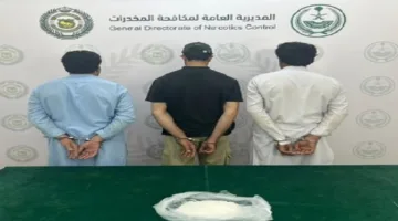 القبض على ثلاثة مقيمين في الرياض بتهمة ترويج 4 كيلوغرامات من مادة الشبو