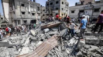 استشهاد 9 فلسطينيين نتيجة قصف إسرائيلي على منازل وخيام في أنحاء متفرقة من غزة.