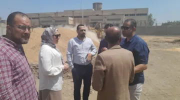 “القليوبية”: مدير إدارة الشباب والرياضة يزور مشروع إنشاء الملعب الرئيسي في نادي مسطرد