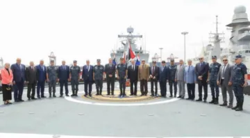 القوات البحرية تستضيف وفد المحكمة الدستورية العليا