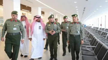 اللواء المربع يقوم بزيارة تفقدية لجوازات منفذ حالة عمار