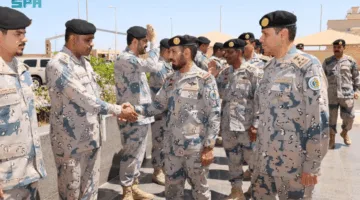اللواء الودعاني يقوم بزيارة مواقع عمل حرس الحدود خلال موسم الحج لعام 1446هـ