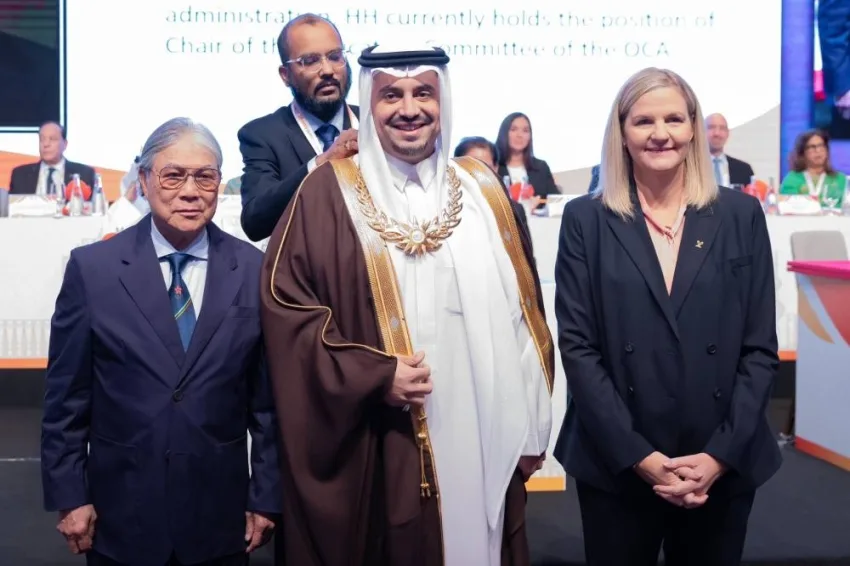 المجلس الأولمبي الآسيوي يكرم الأمير فهد بن جلوي بميدالية الاستحقاق
