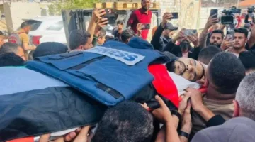 المجلس الوطني الفلسطيني: مقتل الصحفي حسن أصليح يعتبر جريمة حرب معقدة.