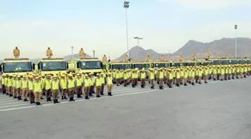 المدني السعودي يواصل جهوده التحضيرية في منطقة منى