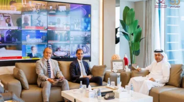 المدير العام لوكالة الأنباء القطرية يلتقي بمسؤول من شبكة الآغا خان للتنمية