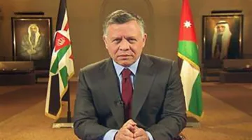 الملك الأردني: من الضروري البحث عن مسار سياسي لتحقيق السلام العادل عبر حل الدولتين.