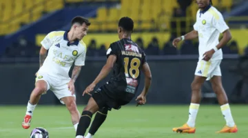 النصر يتجاوز الخليج بثنائية دوران ورونالدو