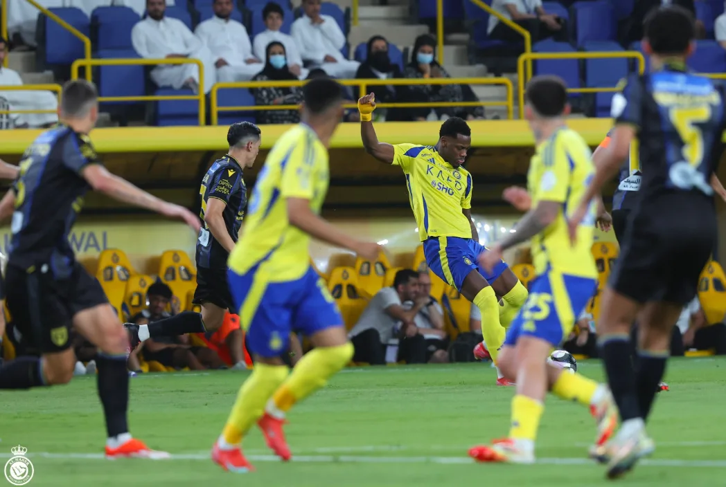 النصر يفشل في التأهل إلى نخبة آسيا بتعادل مثير مع التعاون. النصر يفشل في التأهل إلى نخبة آسيا بتعادل مثير مع التعاون.